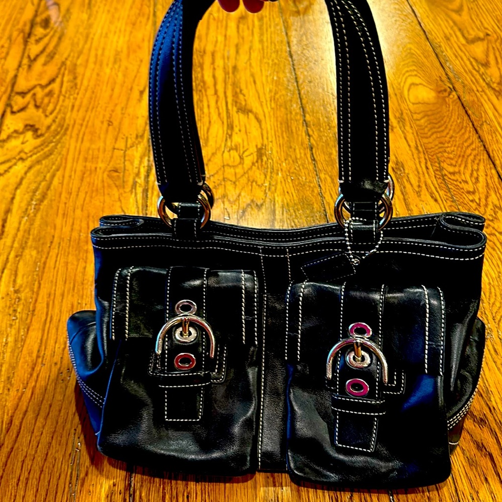 Vintage Coach bag in black